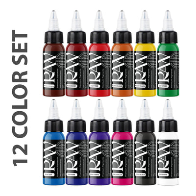 Raw Basic Color Set 12 Bottles