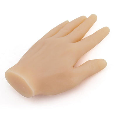 Mano sintética de silicona: derecha o izquierda.