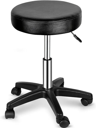 Adjustable Hydraulic Rolling Stool For Tattoo, PMU & Piercing
