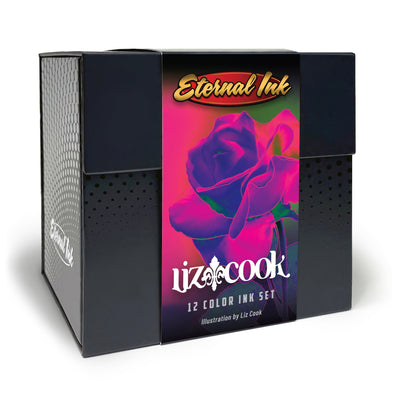 Tinta para tatuaje EternaL - Serie Liz Cook Signature, juego de 12 - Botellas de 1 oz
