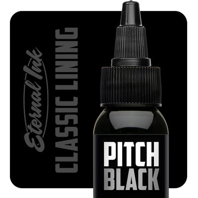 Eternal Tattoo Ink -  Pitch Black - Classic Lining