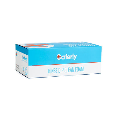 Saferly Rinse Caps with Foam - Box of 24