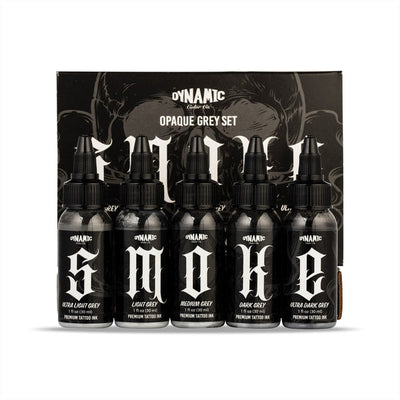 Dynamic Smoke Opaque Grey Set 5 Bottles - 1oz
