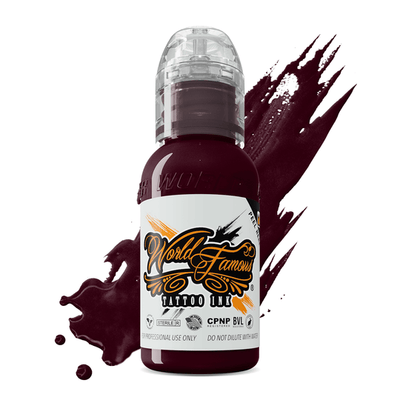 World Famous Tattoo Ink - Burgundy Wine