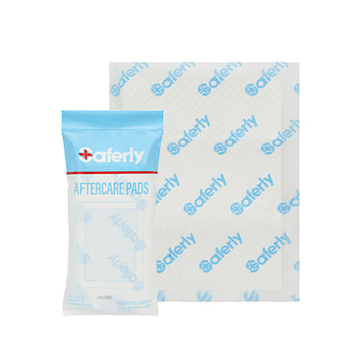 Aftercare Bandage Pads by Saferly - Pack of 10
