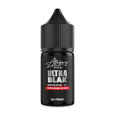 Allegory Ultra Blak Tattoo Ink - The Most Concentrate Formula
