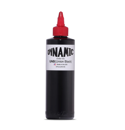 Dynamic Union Black Tattoo Ink - 8oz Bottle