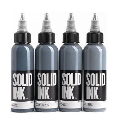 Solid Ink - Opaque Grey Set 4 Bottles