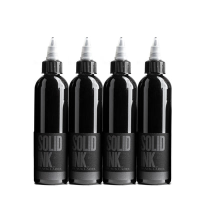 Solid Ink - Black Label 4 Bottles Grey Wash Set