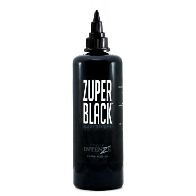 Intenze Tattoo Ink Zuper Black Tattoo Ink 12 oz Bottle - Miamitattoosupplies.comTATTOO INK