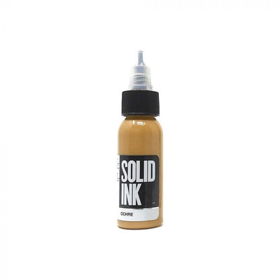 Solid Ink - Color Ochre 1oz - Miamitattoosupplies.comTATTOO INK