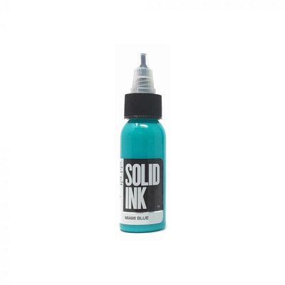 Solid Ink - Miami Blue 1oz - Miamitattoosupplies.comTATTOO INK