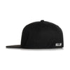Badge Fitted Hat - Black
