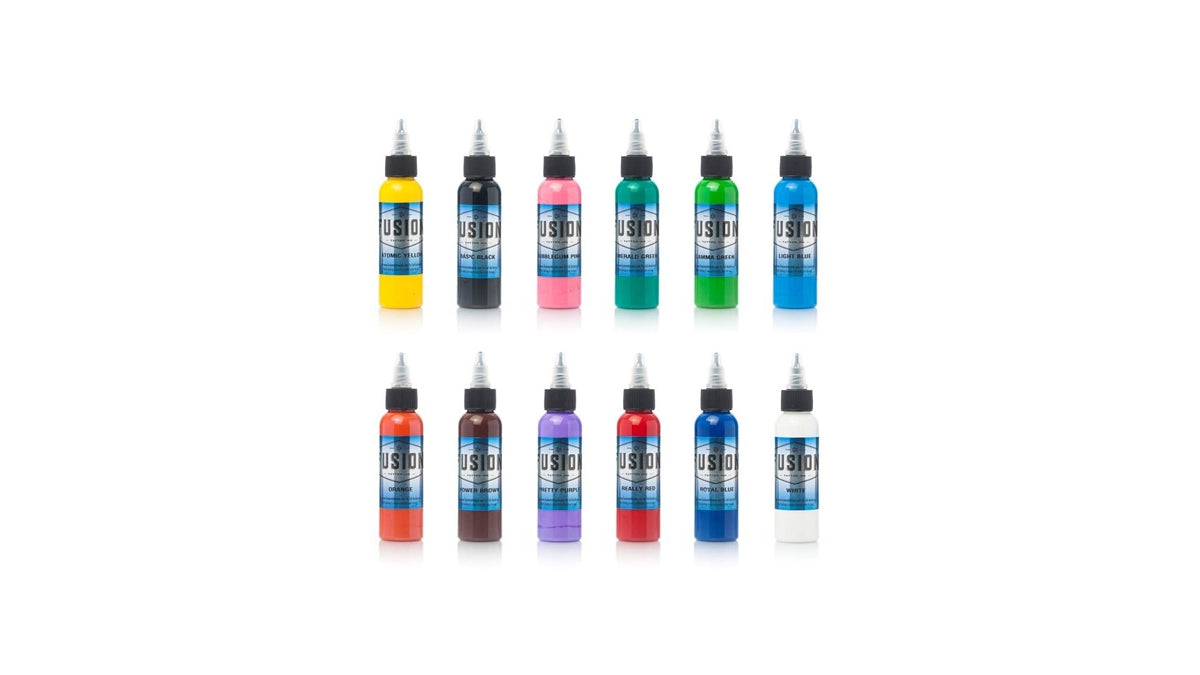 Fusion Ink - Sample Pack 12-Color Set 1 oz