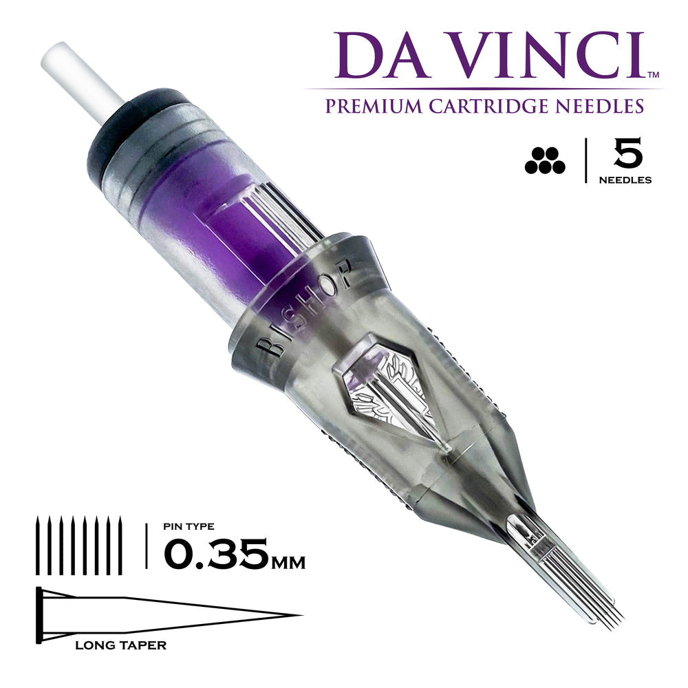 Bishop Da Vinci V2 Tattoo Cartridge Needles 20pcs - Magnums