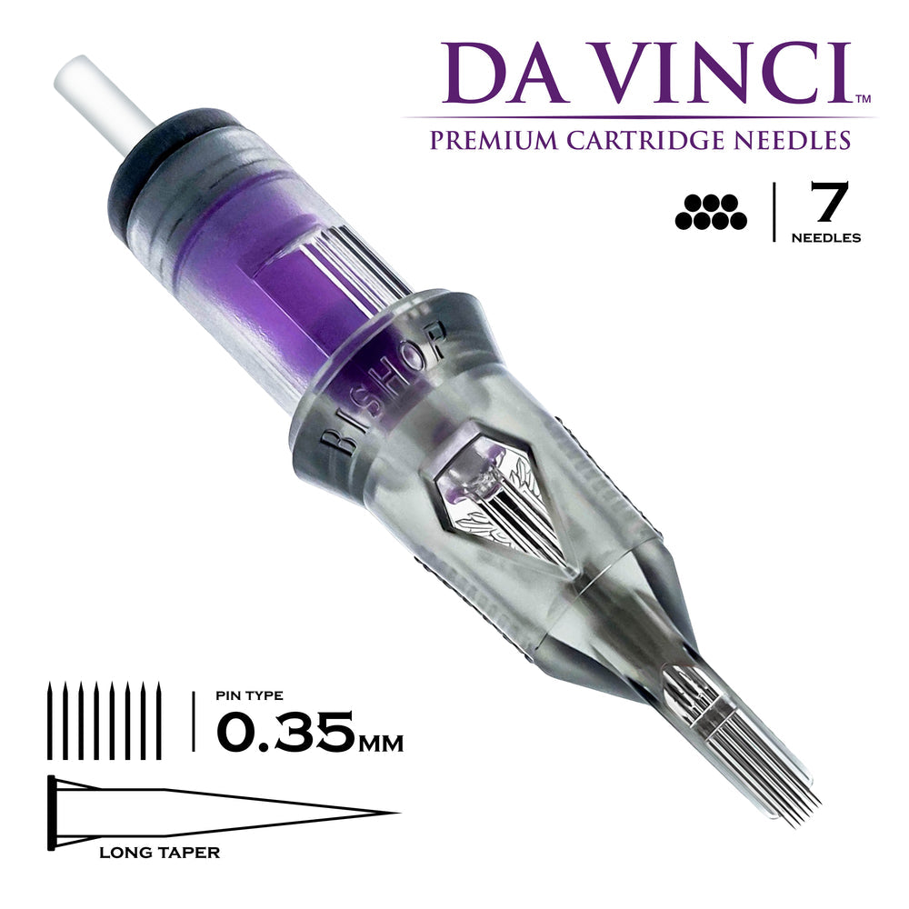 Bishop Da Vinci V2 Tattoo Cartridge Needles 20pcs - Magnums