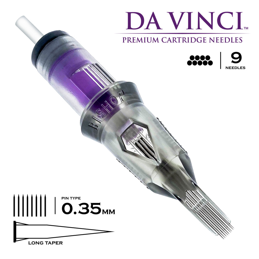 Bishop Da Vinci V2 Tattoo Cartridge Needles 20pcs - Magnums