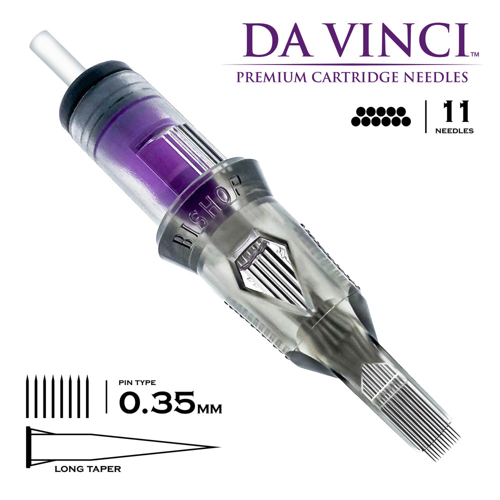 Bishop Da Vinci V2 Tattoo Cartridge Needles 20pcs - Magnums