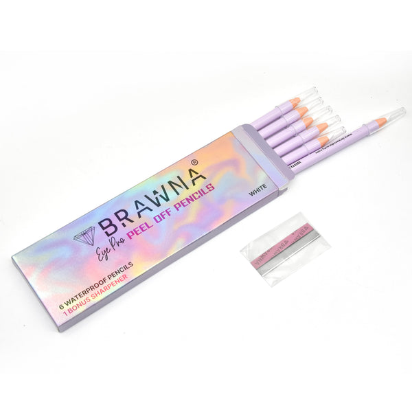 Brawna - Brow Pro Peel Off Pencils para mapeo de labios y cejas