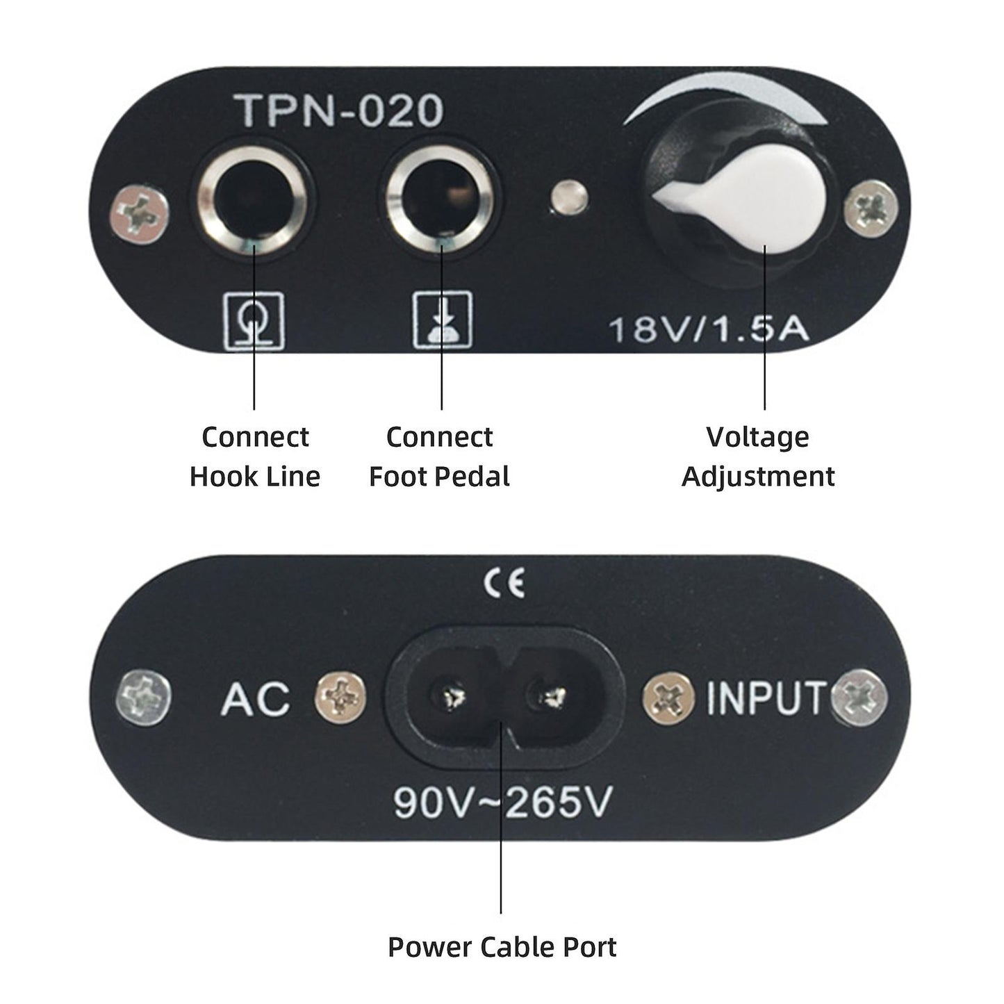 The Mini Digital Power Supply Black