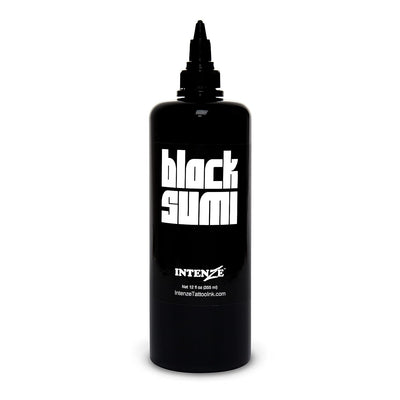  Intenze Professional Tattoo Ink Black Sumi 12oz