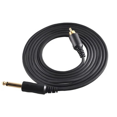 RCA Tattoo Clip cord 2.0M for Rotary Tattoo Machine - Straight