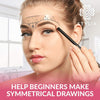 Disposable Eyebrow Ruler Stencils - Transparent Mapping Stickers pack of 100