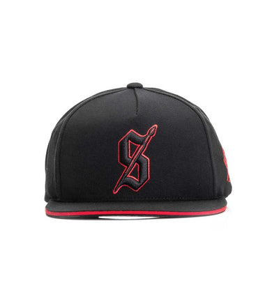 Strike Snapback - Black/Red