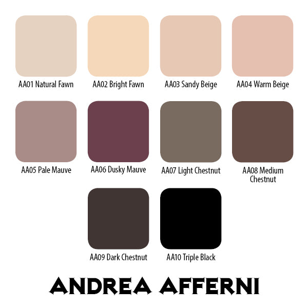 Eternal Tattoo Ink - Andrea Afferni Signature Series Portrait Set of 10 - 1oz Bottles