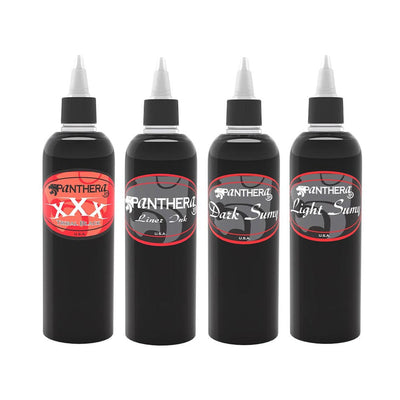 Panthera Tattoo Ink - 4 Bottle Set