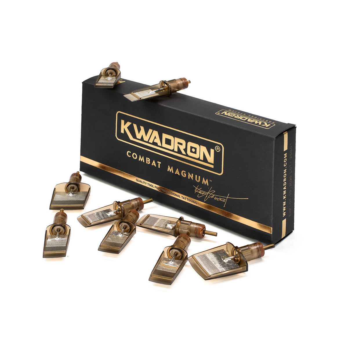 Kwadron Cartridge Needles - COMBAT Soft Edge Magnum Shaders Tattoo Cartridges 5pcs