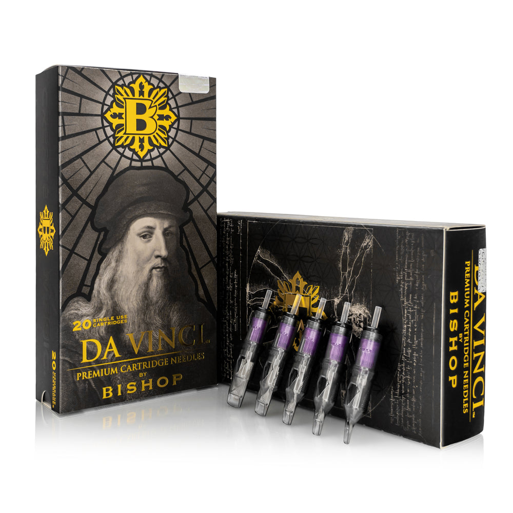 Bishop Da Vinci V2 Tattoo Cartridge Needles 20pcs - Magnums