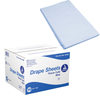 Dynarex Drape Sheets - 50 Count - Blue - 50x90 - 8150