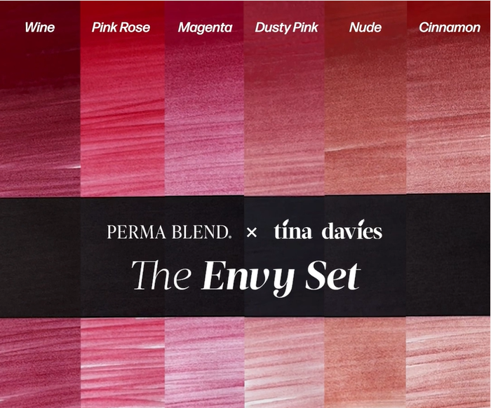 Juego de labios Perma Blend Tina Davies Envy - Botellas de 6 1/2 oz