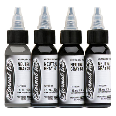 Eternal Ink Neutral Graywash Ink Set- 4 Bottles