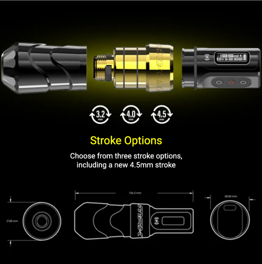 FK Irons Flux Max Gold Stealth w/ 1 PowerBolt II