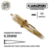 Kwadron Tattoo Cartridge Needle 11SEM SUB - #12 Diameter - Long Taper