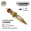 Kwadron Tattoo Cartridge Needle 9M - #12 Diameter - Long Taper