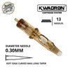 Kwadron Tattoo Cartridge Needle 13SEM - #10 Diameter - Long Taper