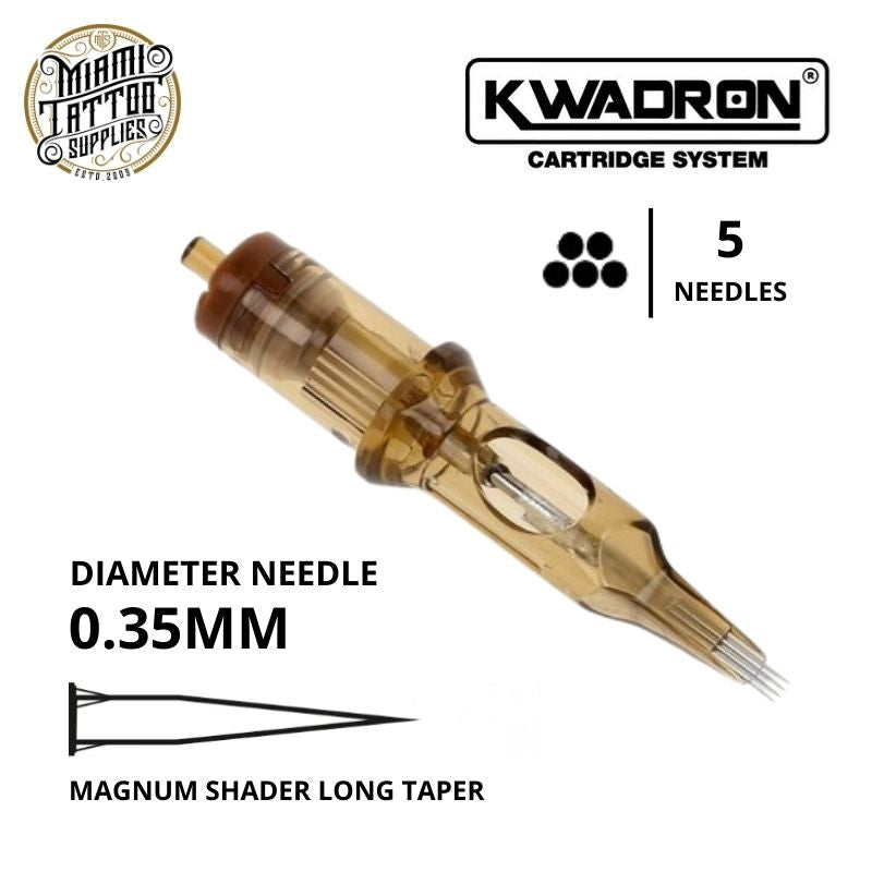 タトゥー用品　KWADON Kwadron Tattoo Cartridges - Textured Round Liner Long Taper