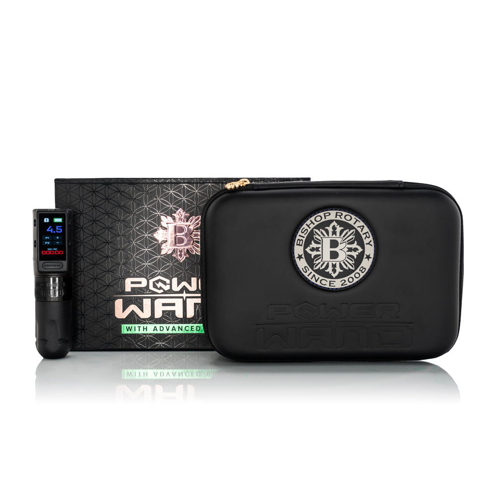 Bishop Power Wand with Advanced Battery Critical X Wireless Tattoo Machine  - Liner 5.0 mm - Full Set