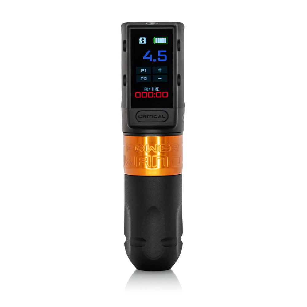 Bishop Power Wand with Advanced Battery Critical X Wireless Tattoo Machine  - Packer 4.2 - Full Set