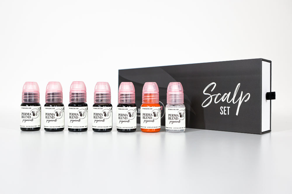 Perma Blend Pigments - Juego para el cuero cabelludo, botellas de 7 1/2 oz