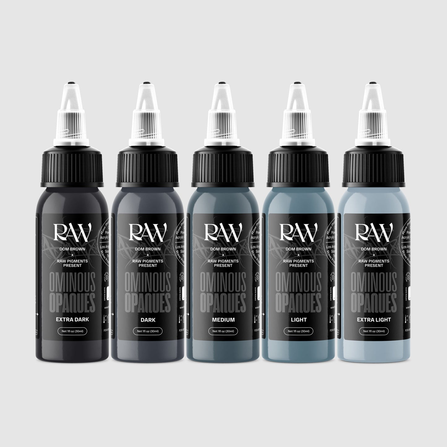 Raw Ink - Ominous Opaques Set by Dom Brown 1 oz