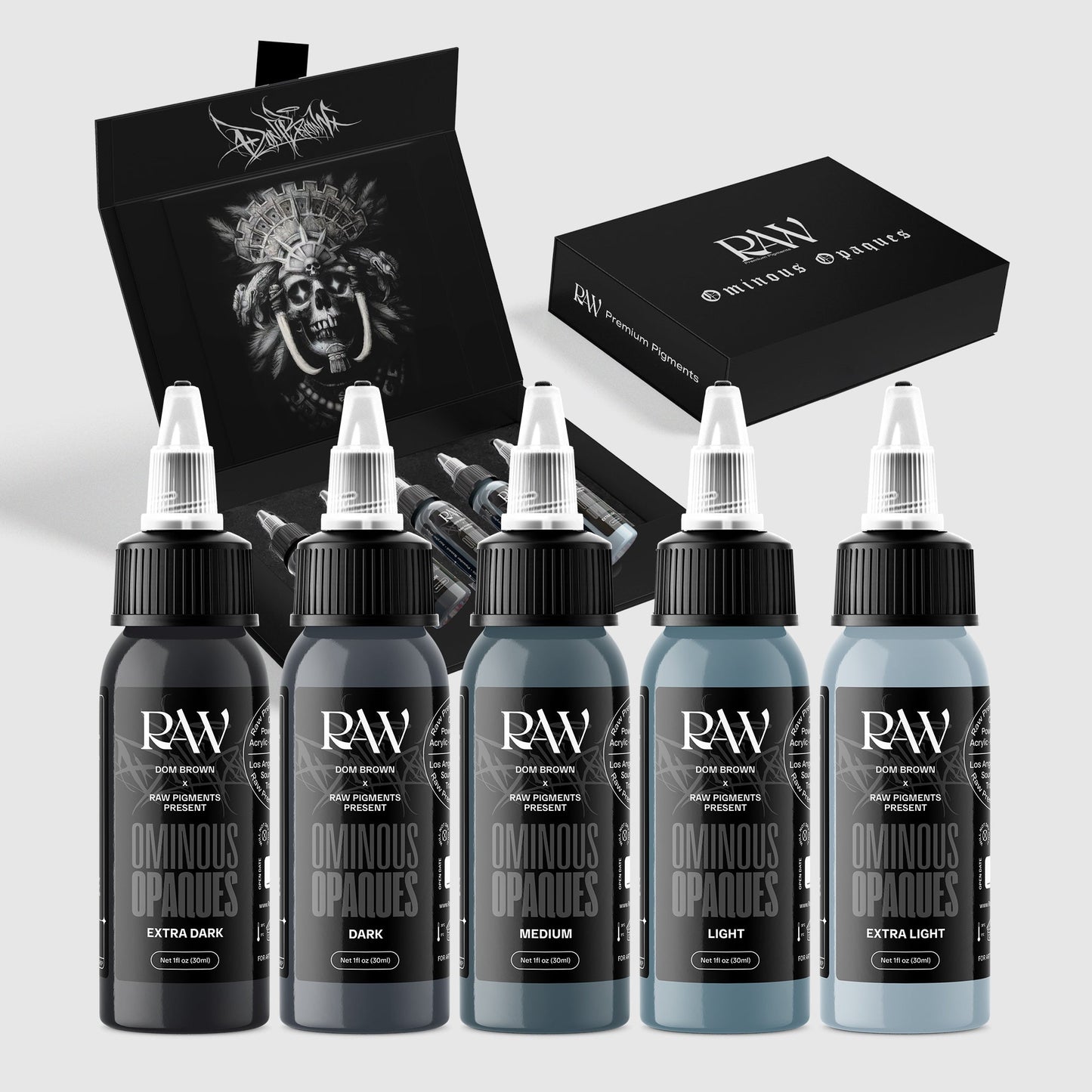 Raw Ink - Ominous Opaques Set by Dom Brown 1 oz