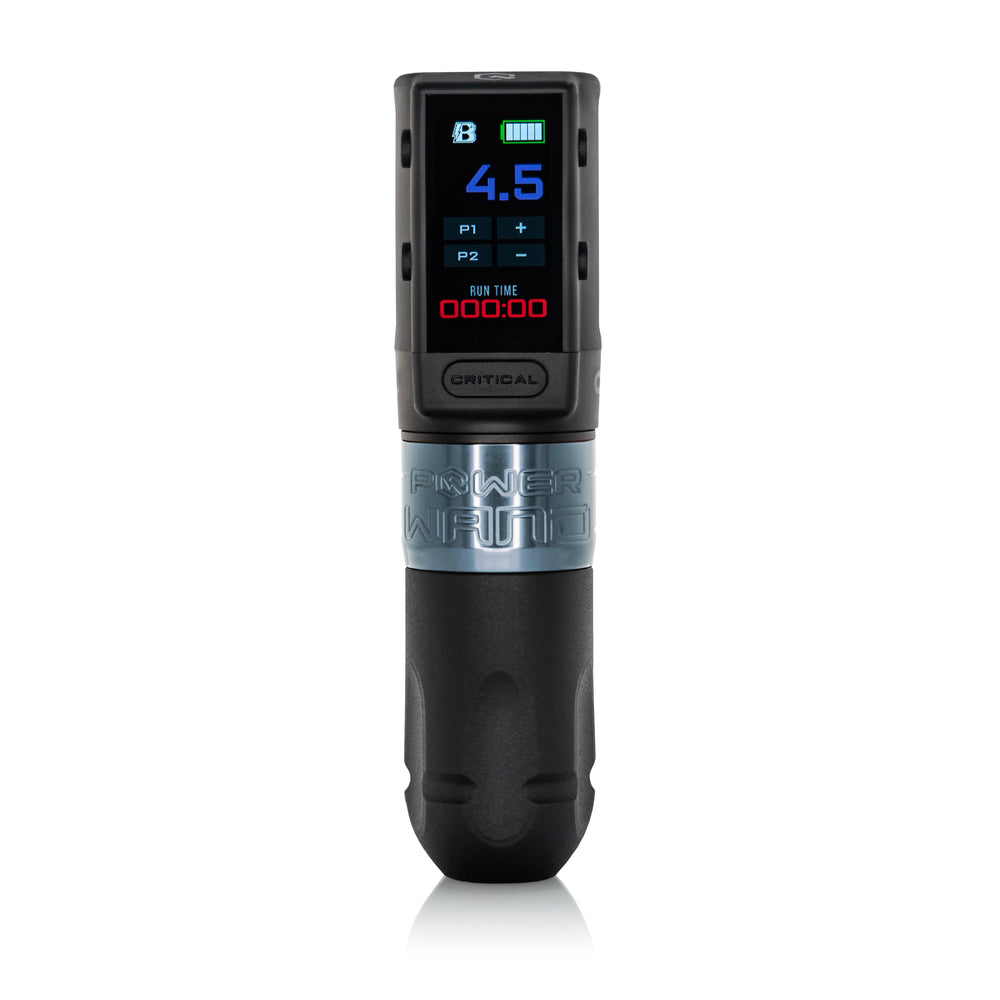 Bishop Power Wand with Advanced Battery Critical X Wireless Tattoo Machine  - Shader 3.5mm - Full Set