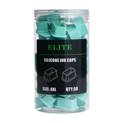 ELITE Silicone Ink Caps XXL - Rectangle Shape