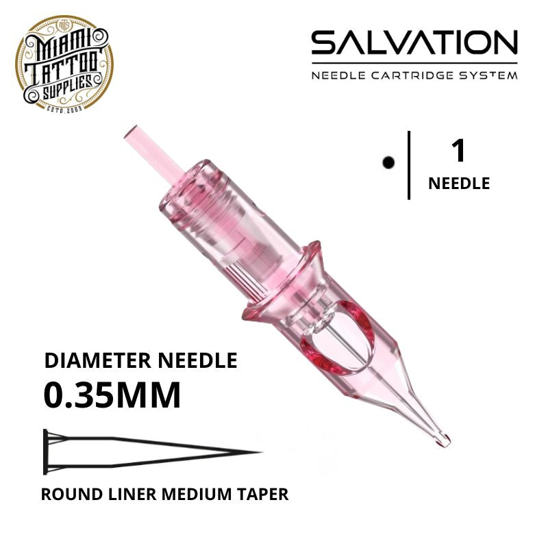 Salvation PMU Needle Cartridges - Box of 10 pcs