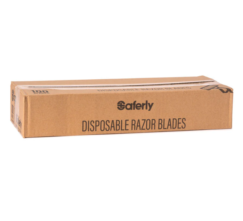 Saferly Double Blade Disposable Razor — Single or Box of 100