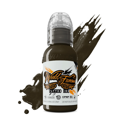 World Famous Tattoo Ink - Brooklyn Brownstone 1oz